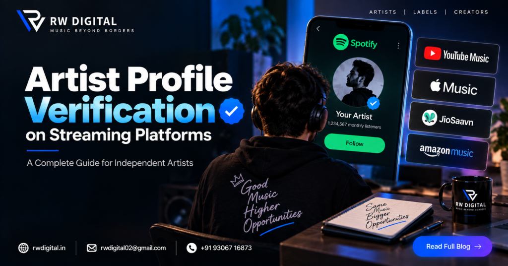 artist profile verification